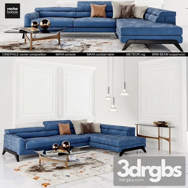 Roche bobois set  3D Model Free