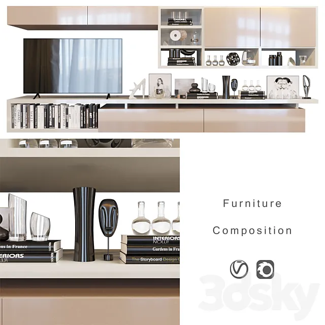 Roche Bobois | set 48 3D Model