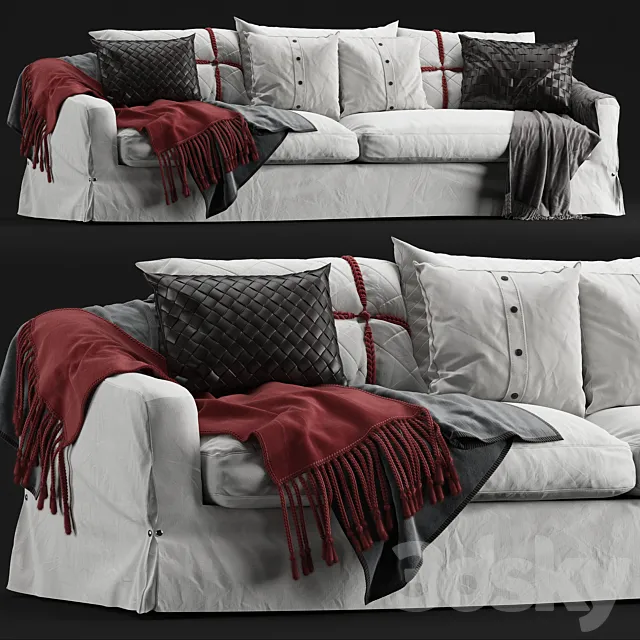 Roche Bobois sofa Fayence 3DModel