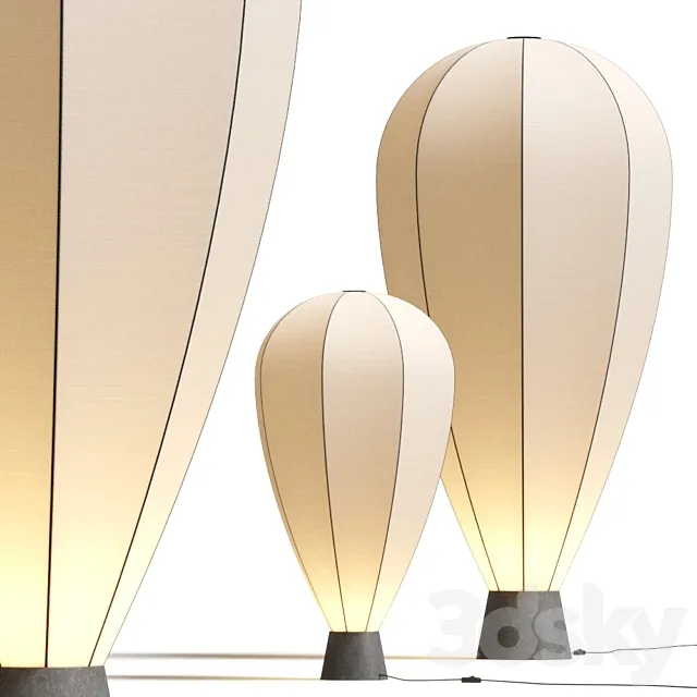 Roche Bobois Up Floor Lamps 3DModel