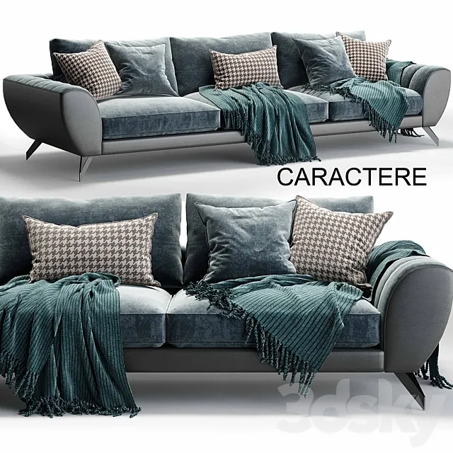 Roche Bobois_CARACTERE_Sacha Lakic 3DModel