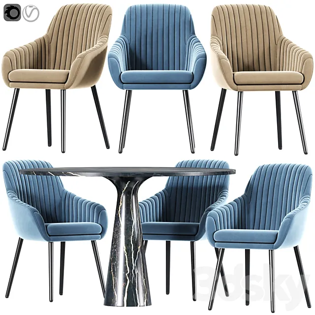 Rochelle dining chair 3DModel