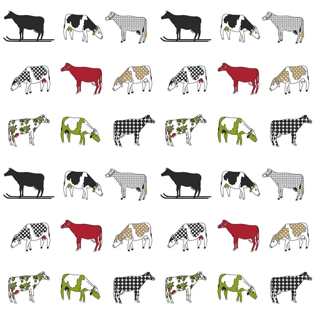 ROCK AND WALL - Wallpaper Cows 3D Model