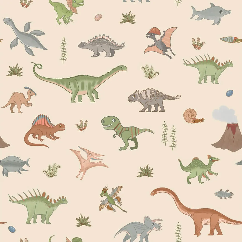 ROCK AND WALL - Wallpaper Dinosaurs 3D Model