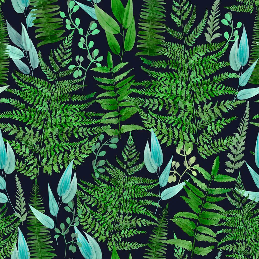 ROCK AND WALL - Wallpaper Fern 3D Model