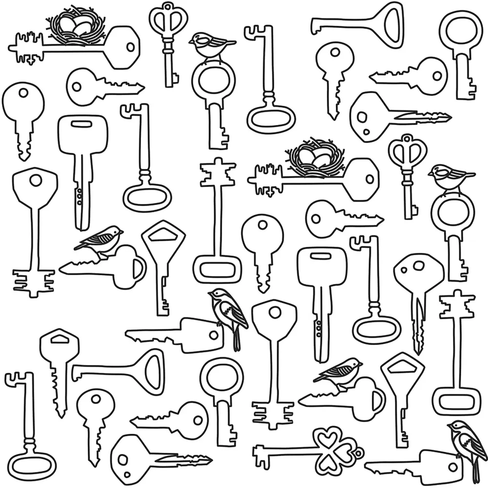 ROCK AND WALL - Wallpaper Keys 3D Model