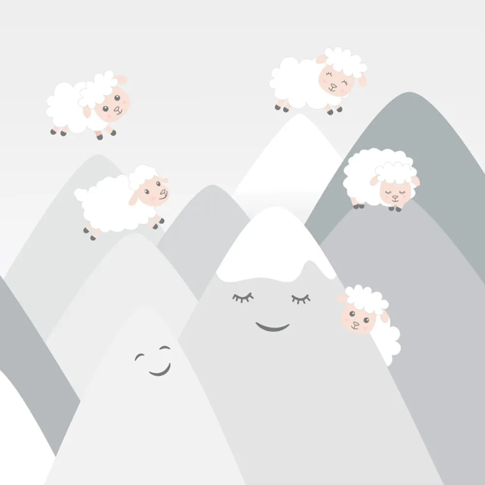 ROCK AND WALL - Wallpaper Lambs 3D Model