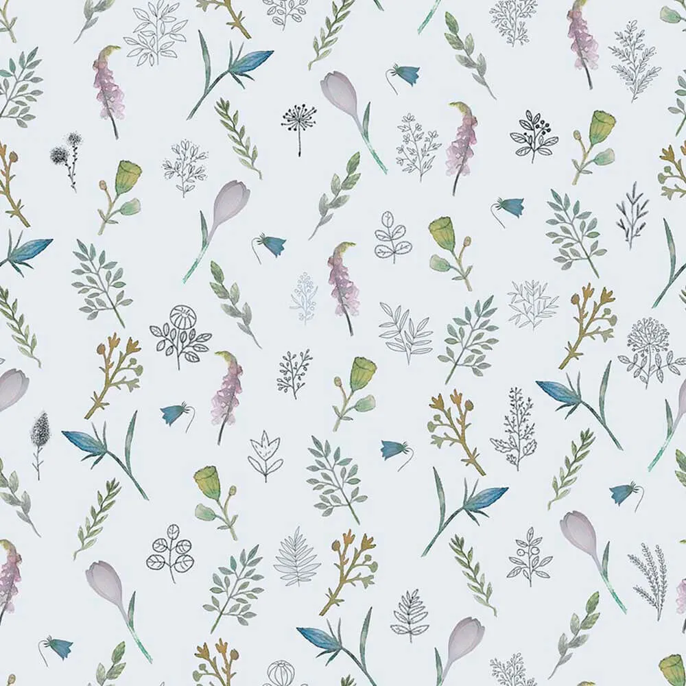 ROCK AND WALL - Wallpaper Leaves 3D Model