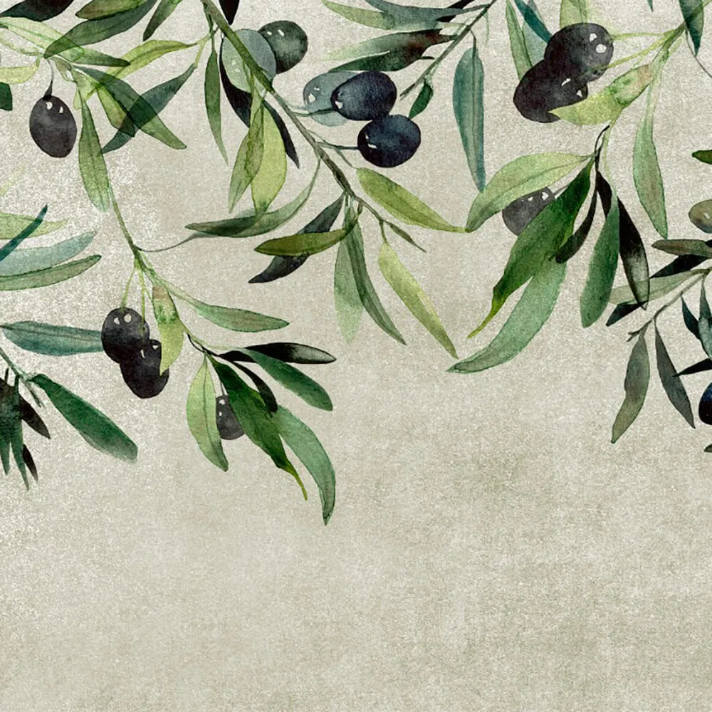 ROCK AND WALL - Wallpaper Olives 3D Model