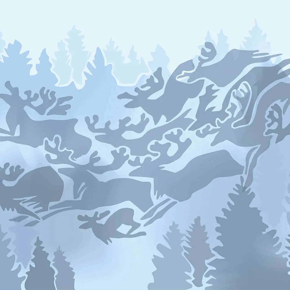 ROCK AND WALL - Wallpaper Sky deer 3D Model