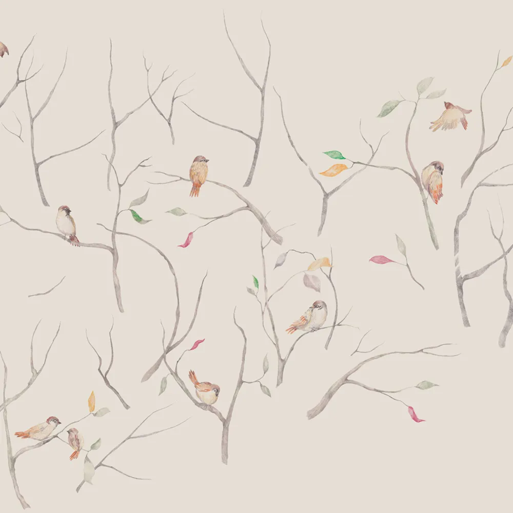 ROCK AND WALL - Wallpaper Sparrows 3D Model