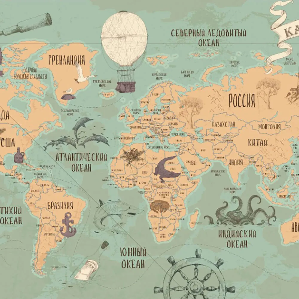 ROCK AND WALL - Wallpaper Treasure map 3D Model