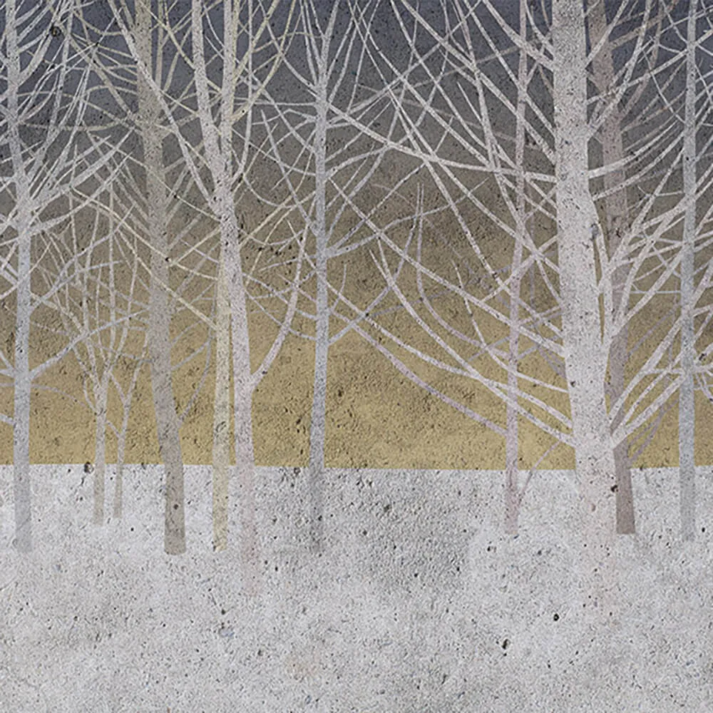 ROCK AND WALL - Wallpaper Viennese woods 3D Model