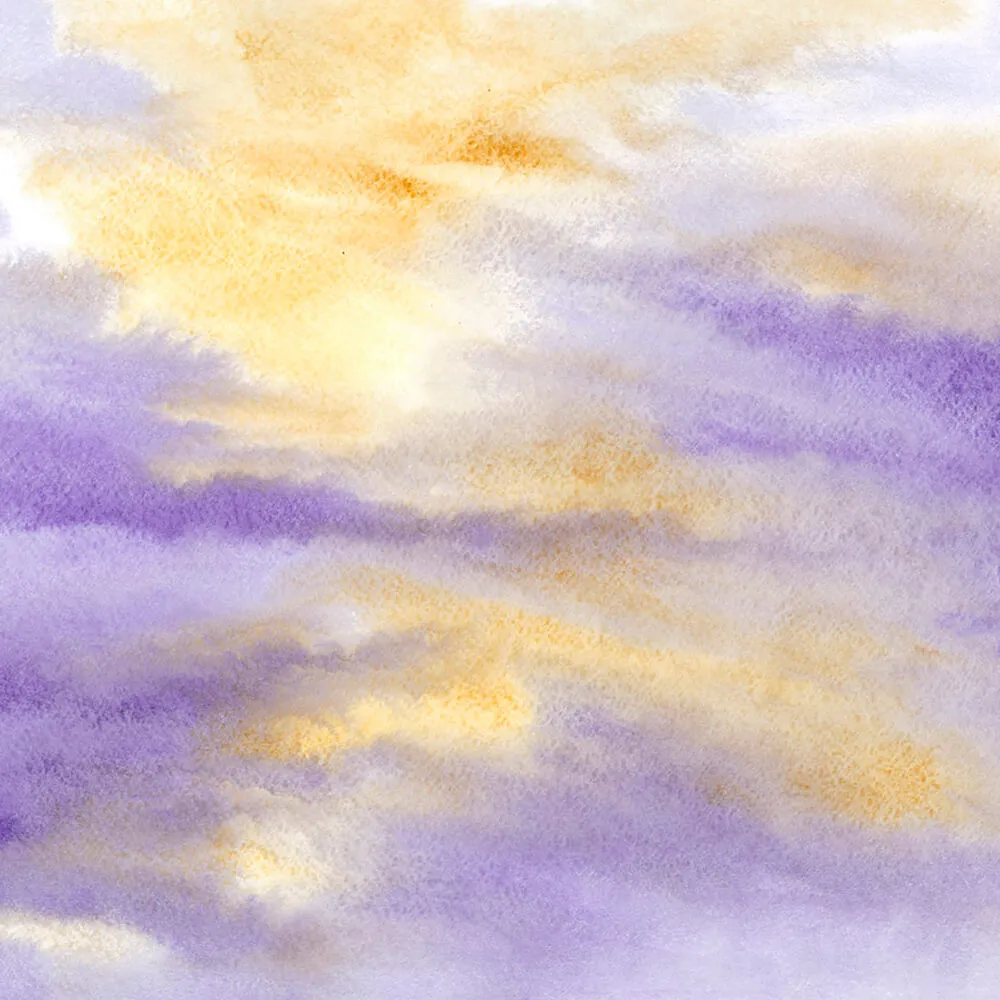 ROCK AND WALL - Wallpaper Watercolor sunset 3D Model