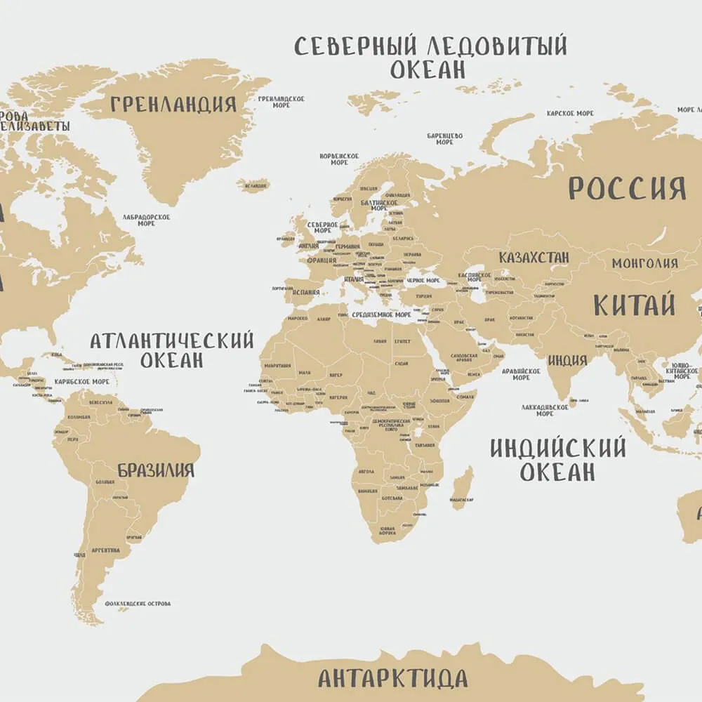 ROCK AND WALL - Wallpaper World map 3D Model