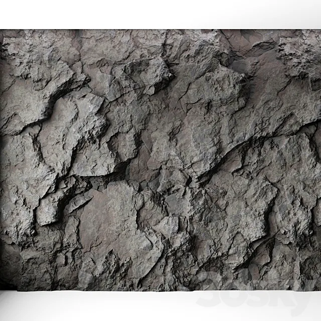 Rock cliff wall ?18 3DModel