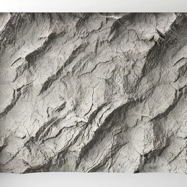 Rock cliff wall ?22 3DModel