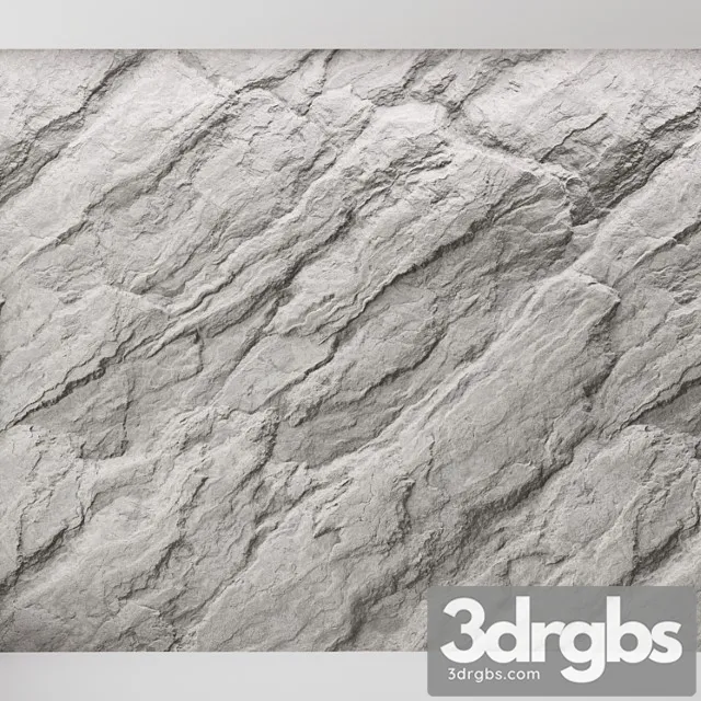 Rock Cliff Wall 34 2 3D Model Free
