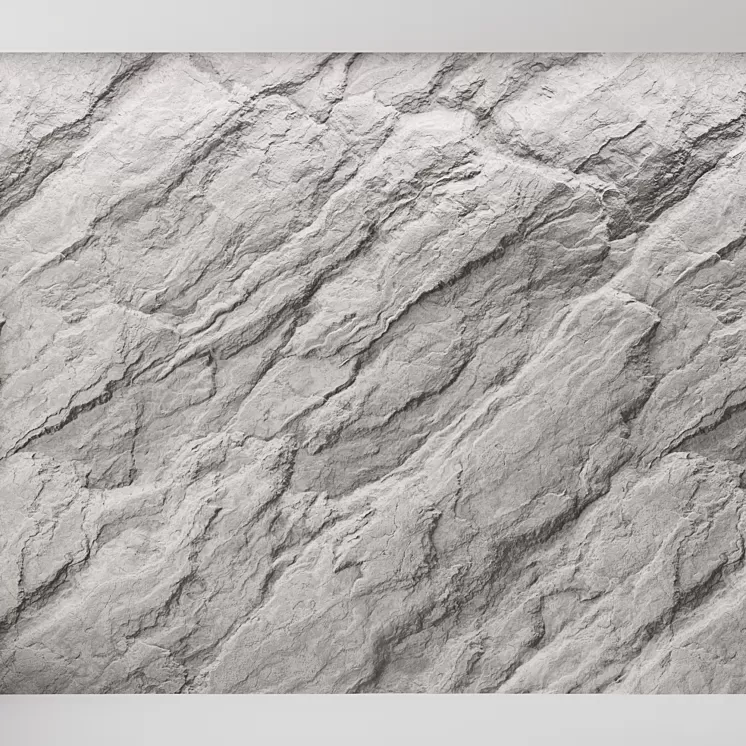 Rock cliff wall ?34 3D Model