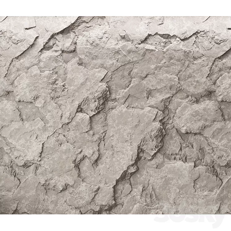 Rock cliff wall ?41 3D Model