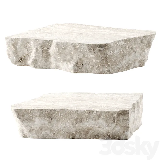 Rock coffee table 3DModel