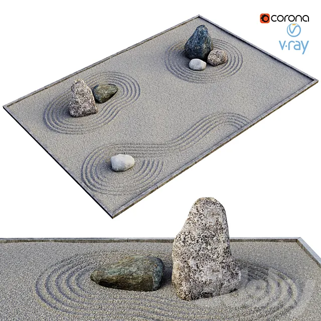 Rock garden 3DModel