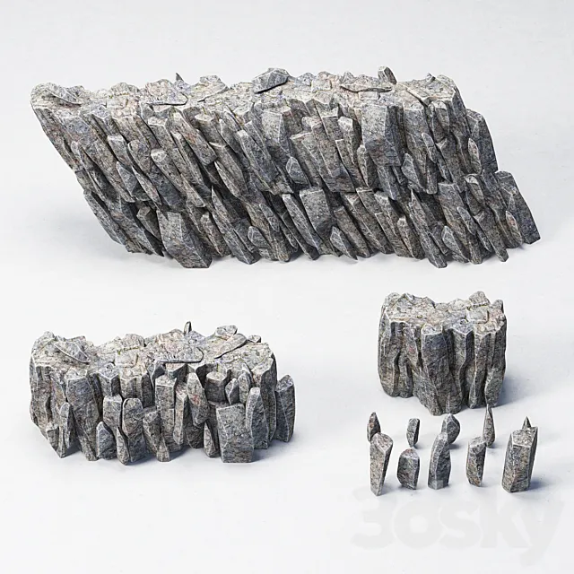 Rock sea _ Sea rock 3D Model