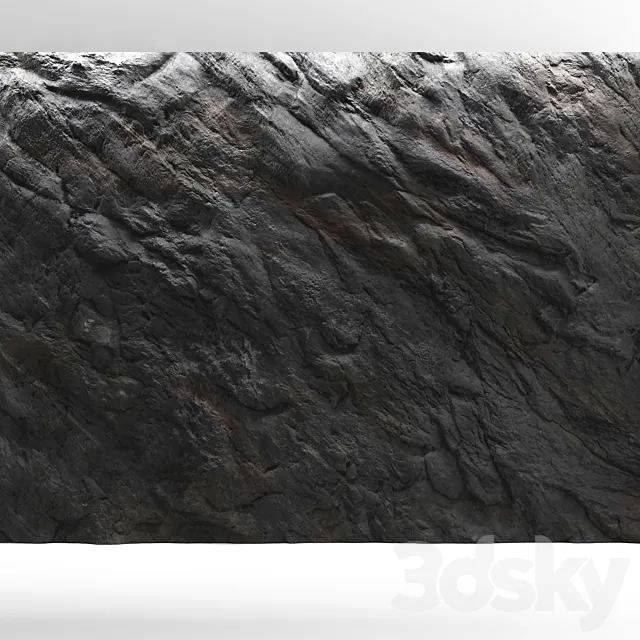 Rock wall 6 3D Model