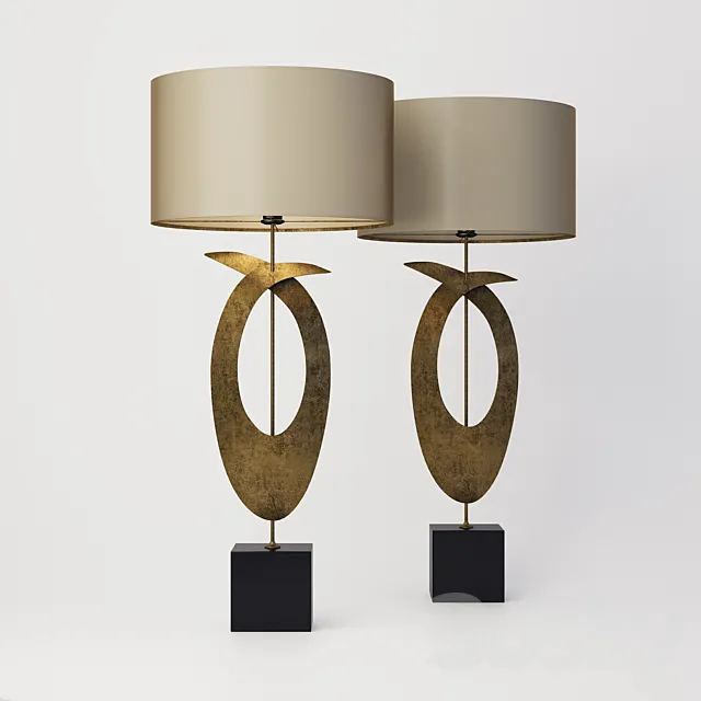 Rockefeller Lamp Porta Romana 3D Model