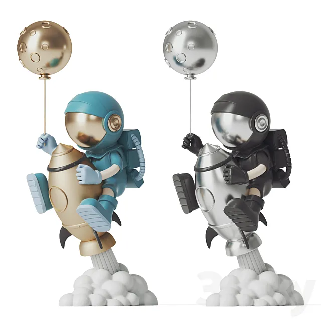 Rocket astronaut 3DModel