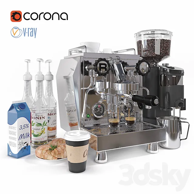 Rocket Professional Espresso Maker 3DModel