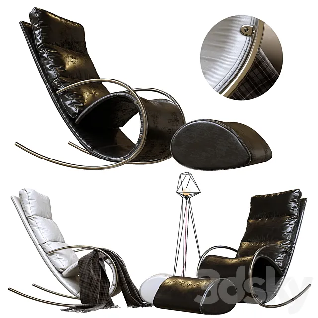 Rocking-chair 1810 Lux-4 3DModel