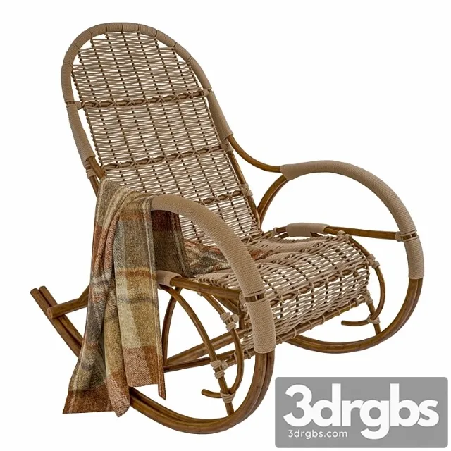 Rocking chair 2 3D Model Free