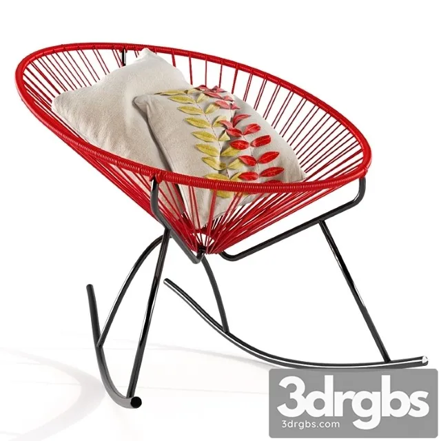 Rocking chair acapulco. 3D Model Free