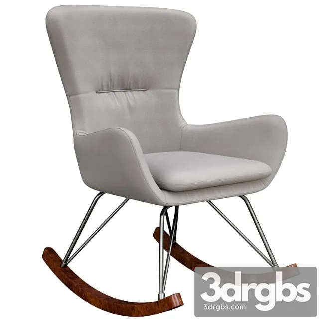 Rocking chair minotti 2 3D Model Free