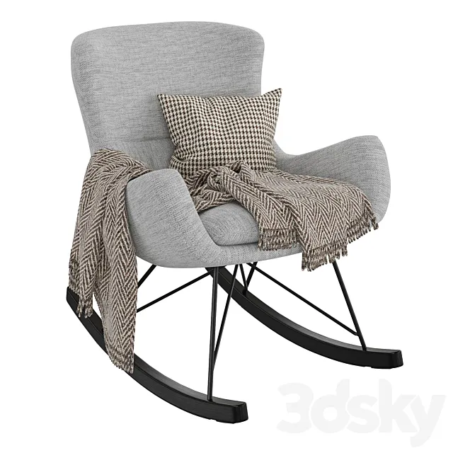 Rocking Chair Otilia 3D Model