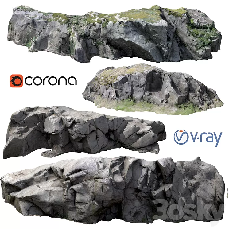 Rocks and cliff