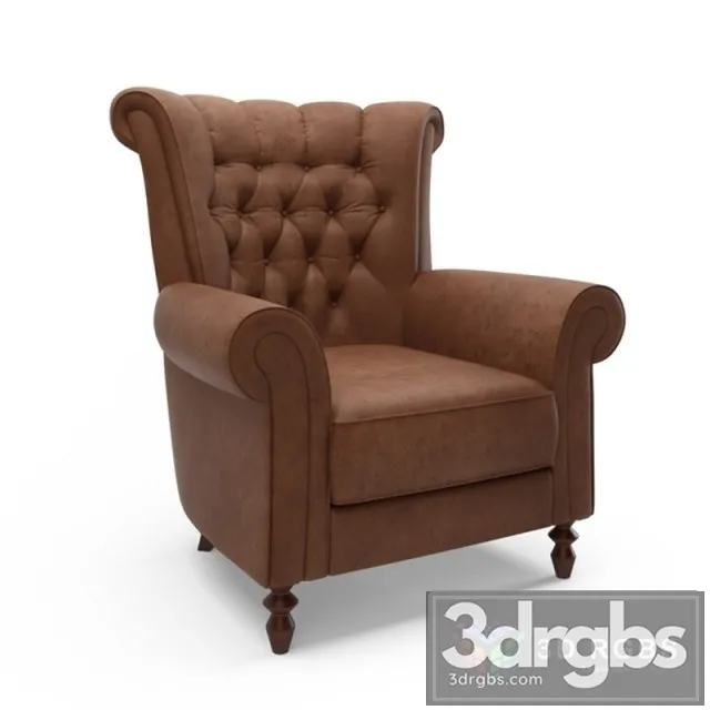 Rode Armchair 3D Model Free