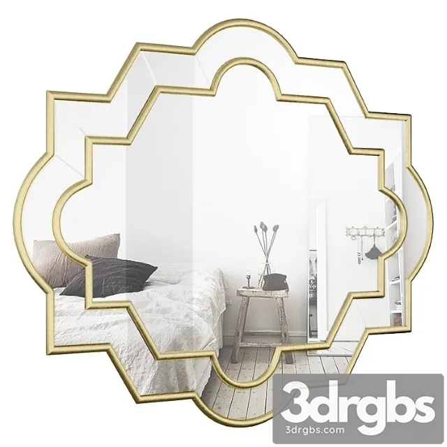Rodger wall mirror 3D Model Free