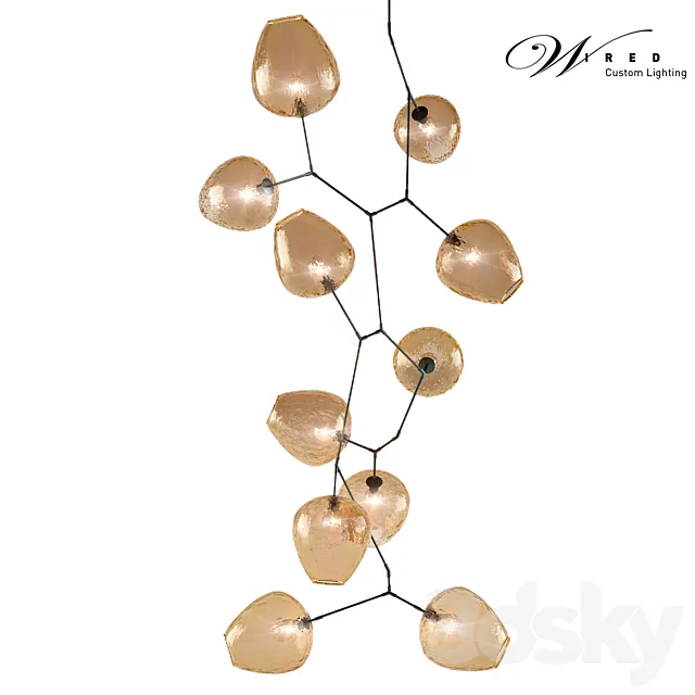 Rodriguez - Vertical Champagne Crackle 3DModel