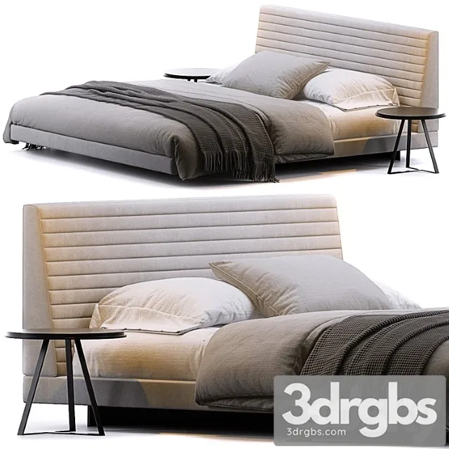 Roger bed by Minotti 3D Model Free