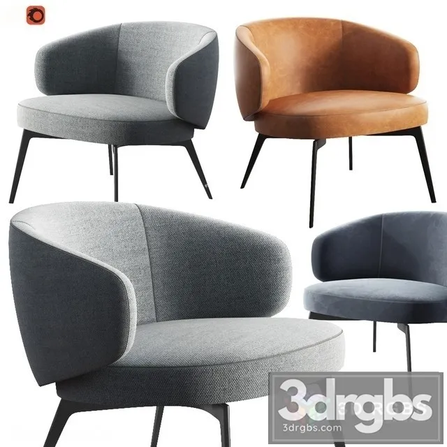 Rogerseller Lema Bice Armchair 3D Model Free