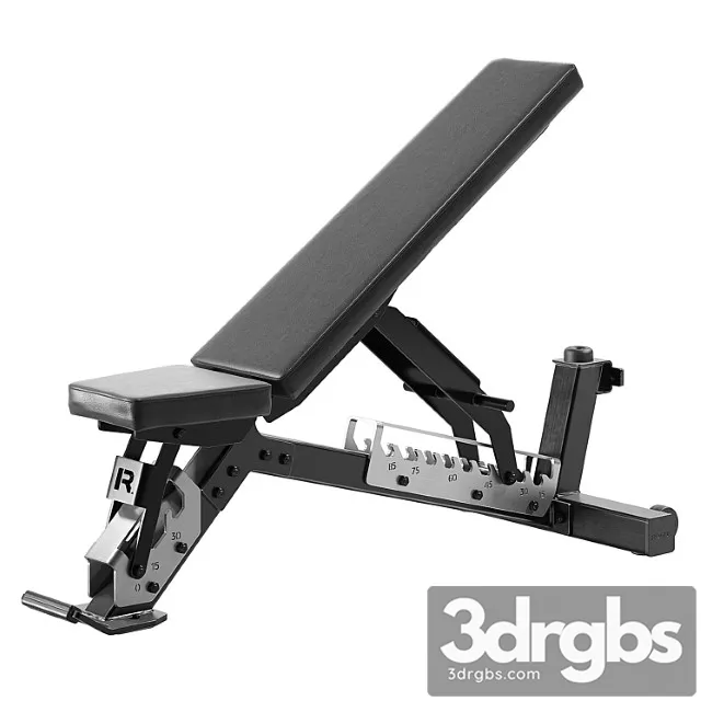 Rogue adjustable bench 3D Model Download