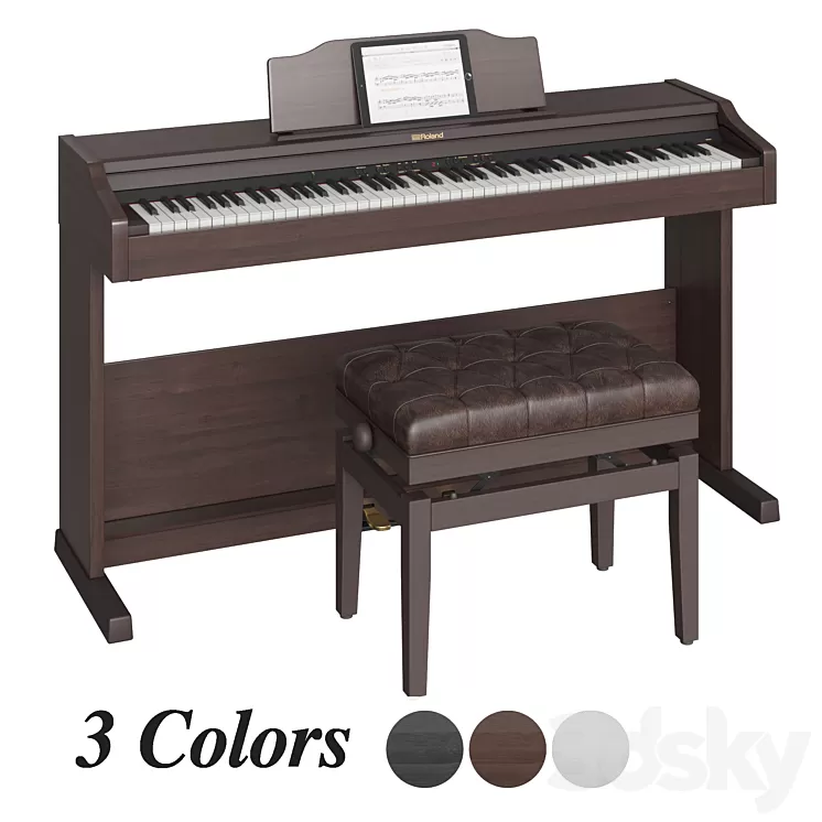 Roland RP 501 R 3D Model