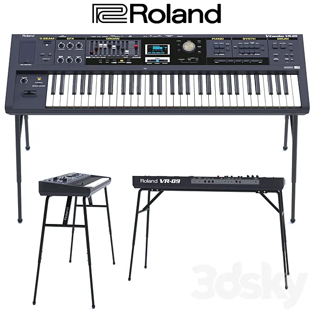 Roland VR-09 3DModel