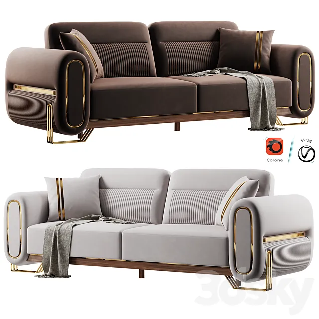 Rolex Sofa 3D Model