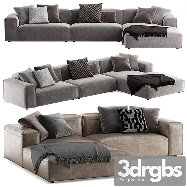Rolf benz 552 mio l sofa