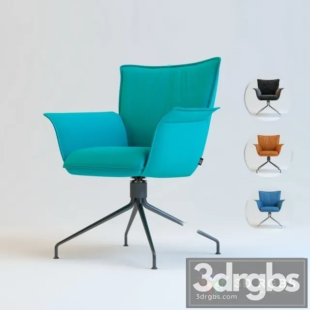 Rolf Benz 630 Chair 3D Model Free