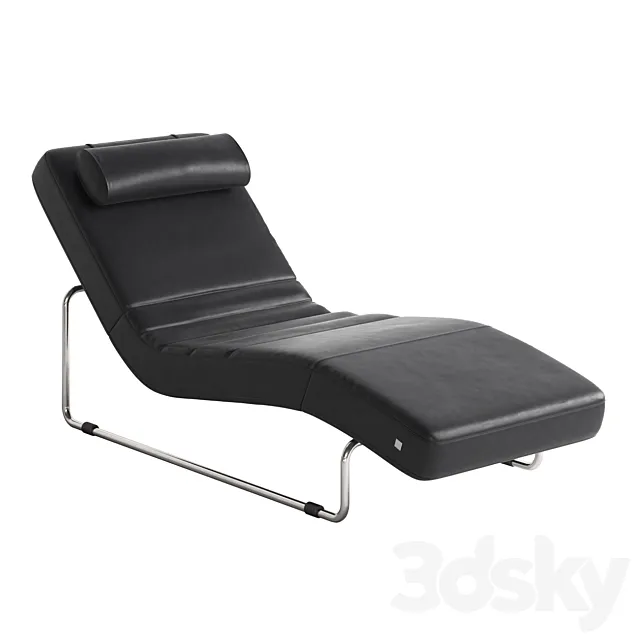 Rolf Benz 680 Lounge Chair 3D Model