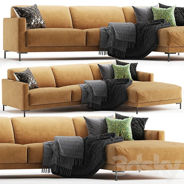 Rolf benz Freistil 141 sofa set 3DModel